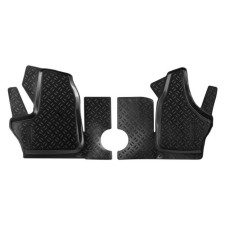 AIRLINE salon set, GAZelle NEXT 2013-, high side, polymer, front, black color, 2 pcs