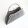 Female bag on farmar, silver color