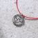 Bracelet-Galisman "Happy", red thread, length 24 cm