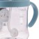 Drill - children's impotion with silicone tube, 250 ml., With handles, blue color