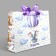 Package laminated with the belt "Gift", l 40 × 11.5 × 31 cm