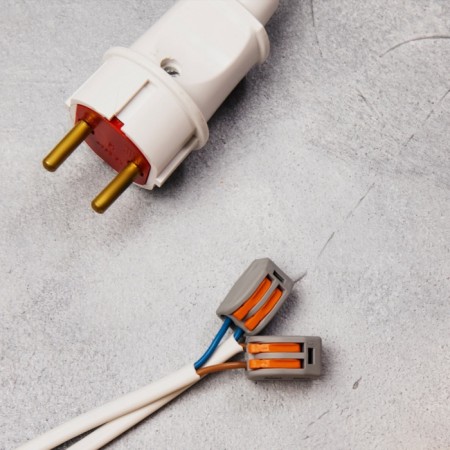 Universal terminal of QMS 222-412, 2-wire gray 0.08-2.5/4 mm² (20 pcs./Union) Rexant-1