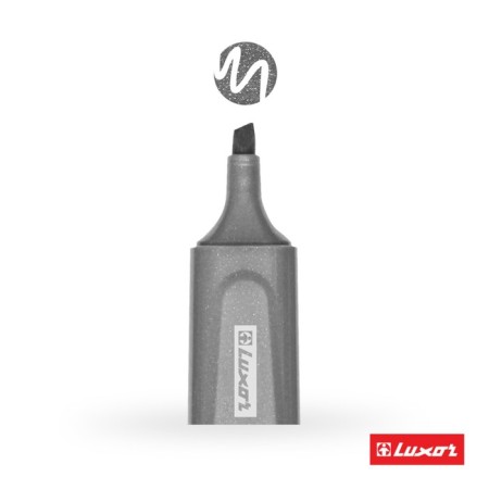 Luxor Textliter Metallic Text Meter Silver, 1-5mm-1