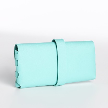 Case for glasses on the clue, the color is turquoise-1