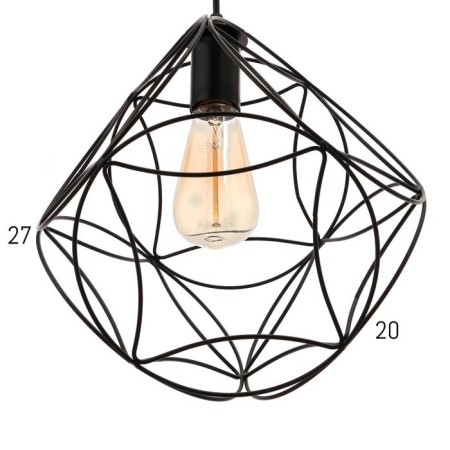 Lamp Bayerlux 669914/1 E27 40W Black 21x21x121 cm-3