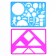 The stencil "Figure", a set of 2 pcs.