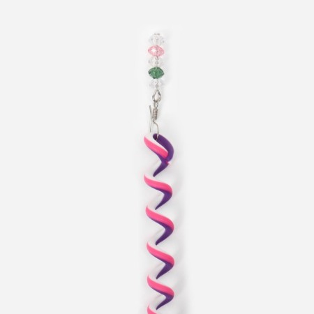 Hair decor, spiral 1 pc, 25 cm, color mix-5