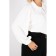 Female blouse, size 54, white color