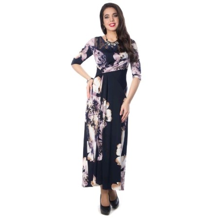 Female dress, size 44, blue color
