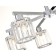Ceiling lamp 6x60W E27, size 69x69x31 cm