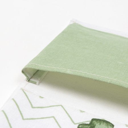 Textile pocket "happiness is" 3 departments, 20x56 cm-6