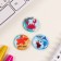Icons sunset set 3 pcs d = 25 mm "fish" 7x7 cm