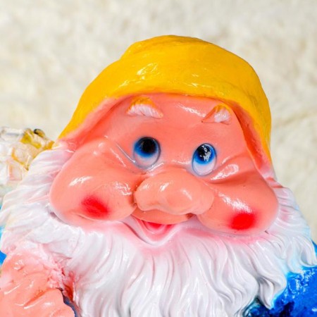 Garden figure "Dwarf with balls" 37x18x13cm-6