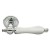 Chrome/white