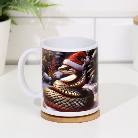 Sublimation mug "Happy New Year 2025!" with application-1