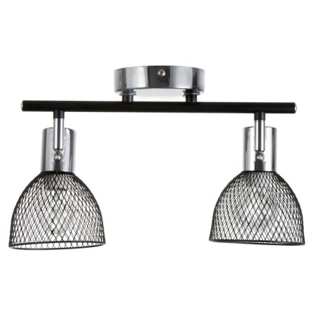 Lamp "Masumi" 2x60W E14 black/chrome 40x10x19.5cm-4