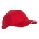 Unisex baseball cap, size 56-58, red color