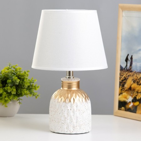 Baril table lamp 1HE14 white 20x20x31 cm Risalux