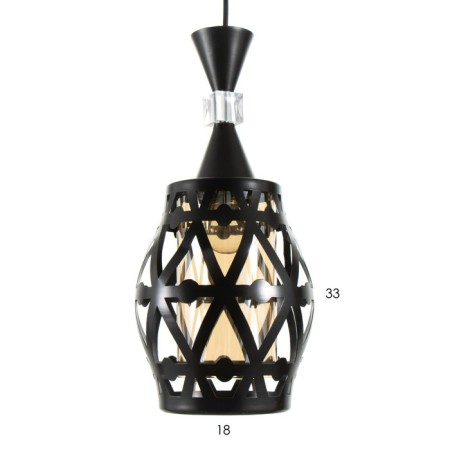 Bayerlux lamp "Kovalts" E27 40W black 20x20x35-120cm-6