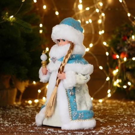 Snow Maiden "Blue fur coat" moves, 28 cm-7