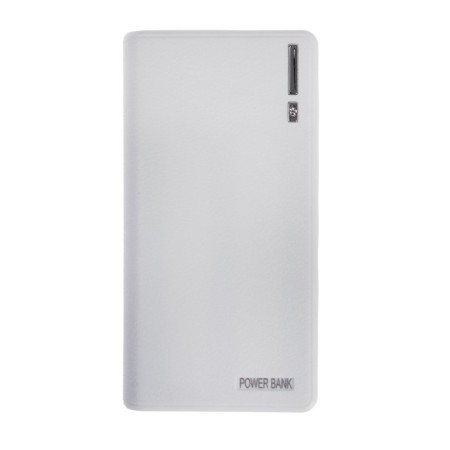 External battery Luazon PB-01, 7200 mAh, 2 USB, 1/2.1 A, flashlight, white-4