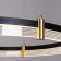 Mercury 6 cm chandelier, D 148 cm, 1x226W LED