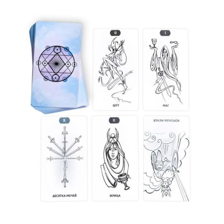 Tarot "Light Spirit", 78 cards (6x11 cm), 16+-5