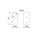 Railing holder Standard 307, D-16 mm, Z-1 D-16