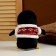 Soft toy "Penguin" in a fur coat, 19 cm, black color