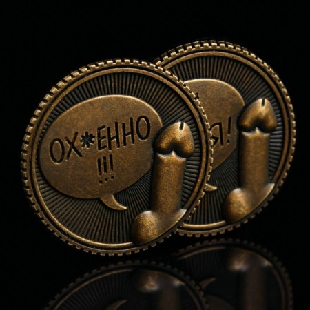 Choice coin “Everything hu*nya - oh*”, d = 2.5 cm-5