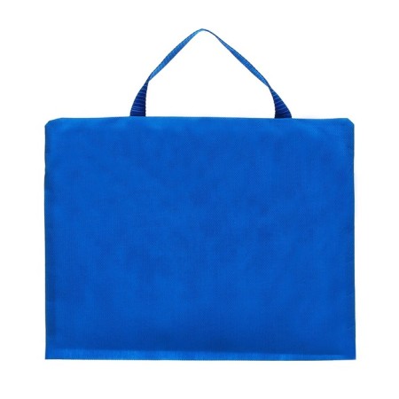 Conference folder with A4 handle, 350 x 270 x 10 mm, textile (spanbond), blue color, calligrata-2