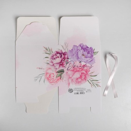 Gift folding box, packaging, "Dreams", 18 x 18 x 18 cm-5