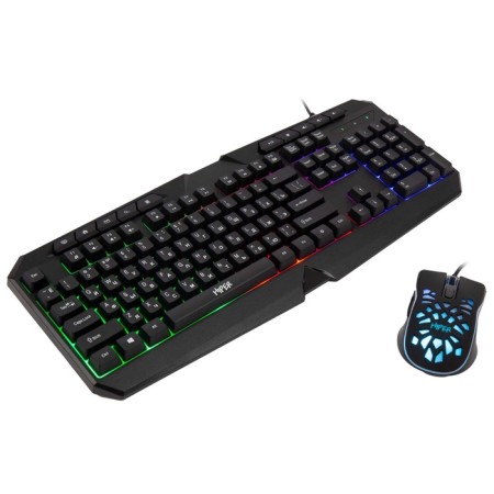 Game kit keyboard + mouse Hiper HPK-G101 Fever, black