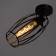 Spot "Oval" E27 40W black 14x23 cm