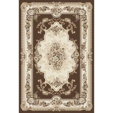 Rectangular carpet Merinos Valencia Deluxe, size 150x300 cm, color Brown mr