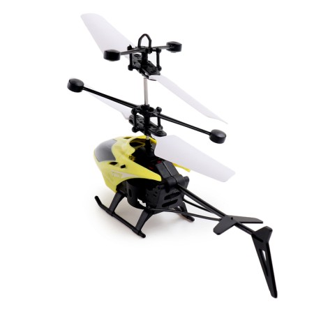 Walking helicopter, light, USB, yellow color-9