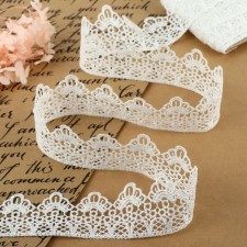 Lace Hypure, 40 mm × 9 ± 0.5 m, milk color