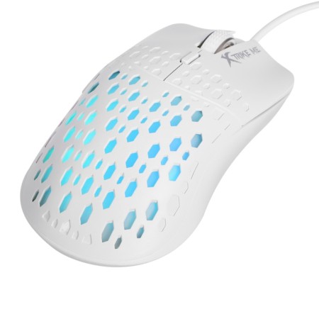 Mouse XTRIKE ME GM-209W, game, wired, backlight, 8000 dpi, USB, 1.5 m, white-5