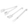 Barbecue set in a case: shovel, tongs, fork