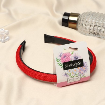 Hair rin "Sigrid" relief, 1.2 cm, mix-2