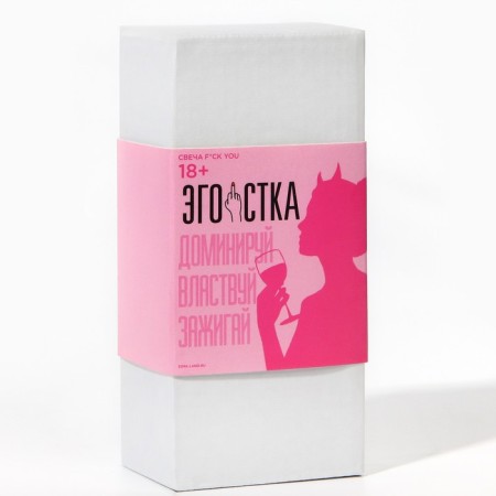 Formation candle "F*ck you", pink-5