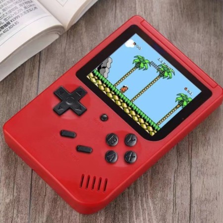 Game console 400 in 1, AV cable, 8 bits, red