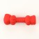 Brote toy for dogs from latex "Kanat", 12 cm, red