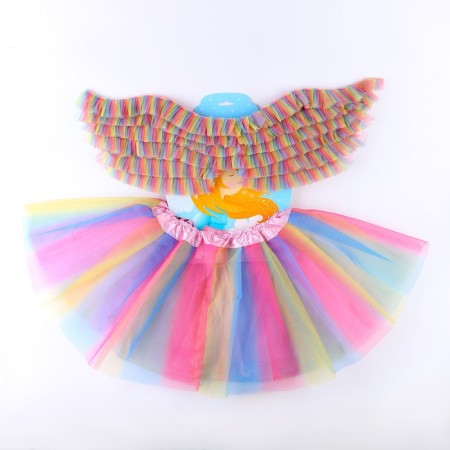 Carnival set "Beauty", 5-7 years: skirt, wings-7
