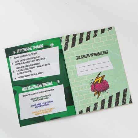 Profile for boys A6, 16 sheets "Military cats"-2