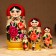 Nesting doll "Nina", red scarf, 6 puppet, 12-14 cm