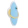 Suspended lamp "Planet" LED 24W Blue 30x5x60cm