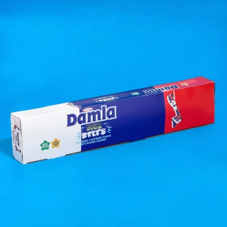 Кислый мармелад - ремешки "DAMLA, флаг России", малина, ежевика, 15 г-1