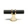 Cappio pen pen, d = 12 mm, plastic, gold/black color, 8 pcs.