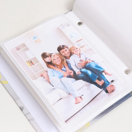 Photo album in 100 photos 10x15 cm, plastic. sheets "Fluffy Pets" Murrr-4